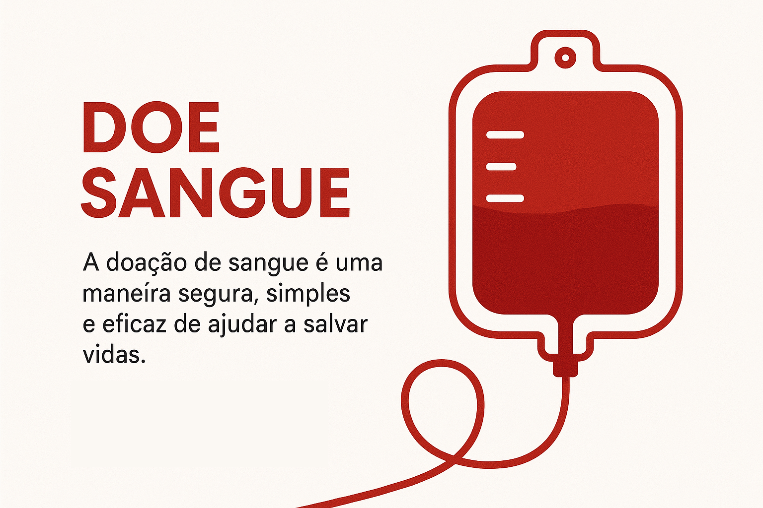 Campanha de doação de sangue